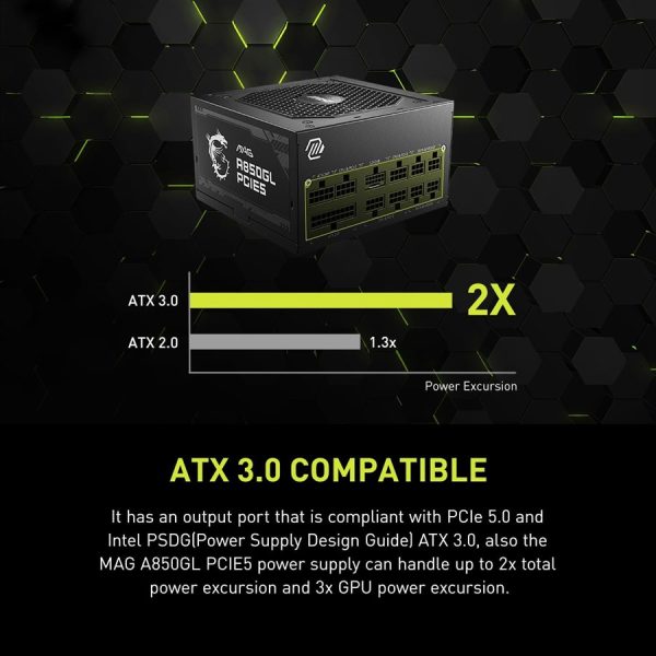 Msi MAG A850GL 850W 80+ Gold ATX3.0