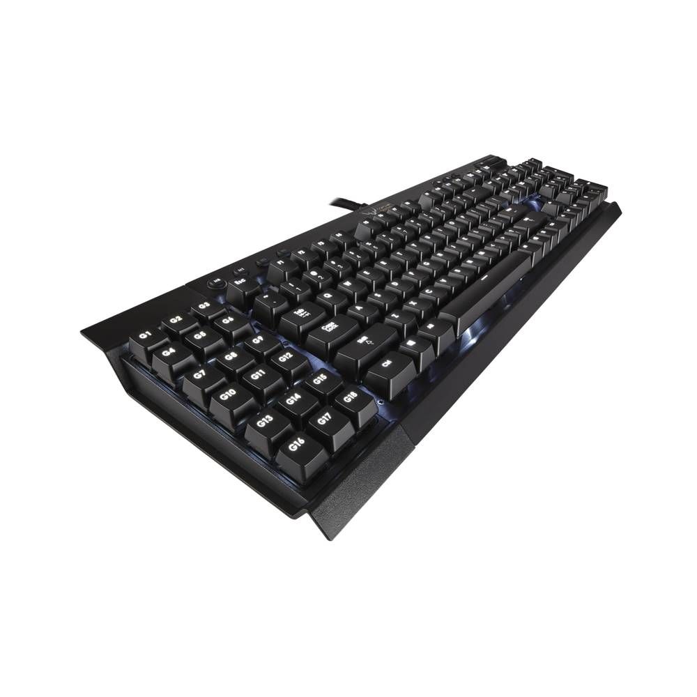 corsair k95 mechanical gaming backlit keyboard white led cherry mx red myshop pk 4